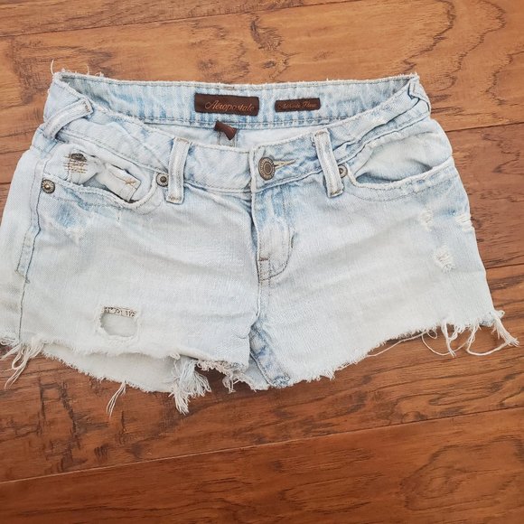 athletic jean shorts